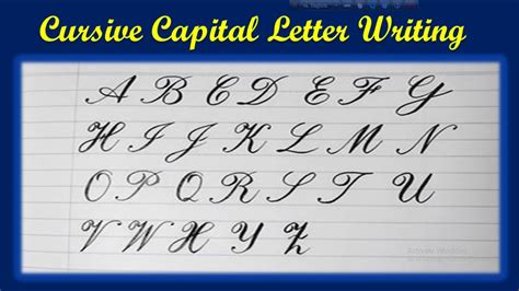 how do you write a capital L in cursive