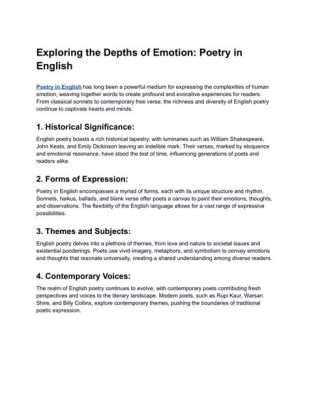 how to write a poetry book: exploring the depths of language and emotion