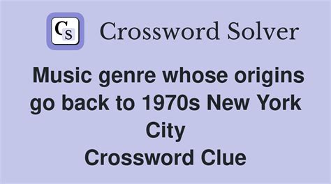 Music Genre Whose Origins Go Back to 1970s New York City: The Diverse Evolution and Lingering Impact